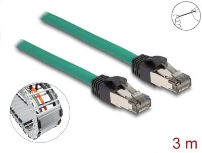 Delock RJ45 Cable PROFINET SF/UTP 3 m
