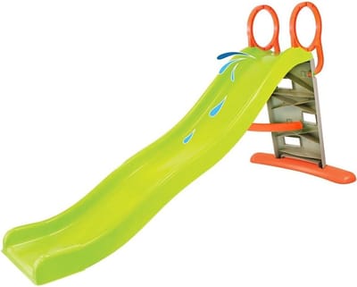 Kinderglijbaan - Waterglijbaan - Buiten spelen - Omvormbaar - 205 cm lengte - Groen