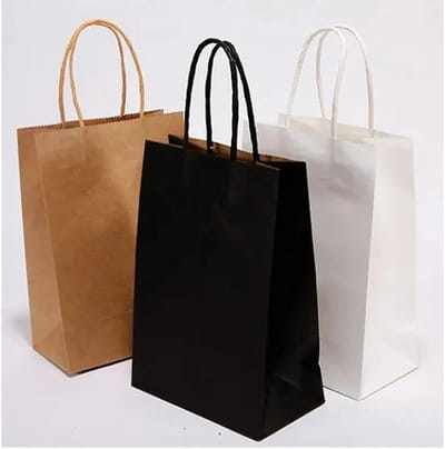 50 Kleine Papieren Zakken met Handvatten - Ideaal voor Cadeaus en Boodschappen