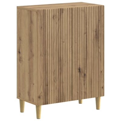 vidaXL - Badkamer - Opbergkast - ARNHEM - Artisanaal - eiken - 59,5 - x - 31 - x - 80 - cm