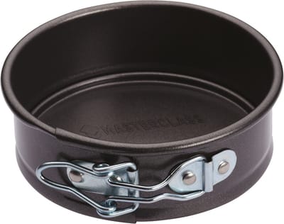 KitchenCraft MasterClass Springvorm Met Antiaanbaklaag en Losse Bodem - Heavy Duty Koolstofstaal 11 x 11 x 3,5 Centimeter