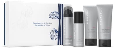 Coffret cadeau The Homme Collection Small - Bois de cèdre + Complexe Vit-E, Pratique, Qualité, Durable pur