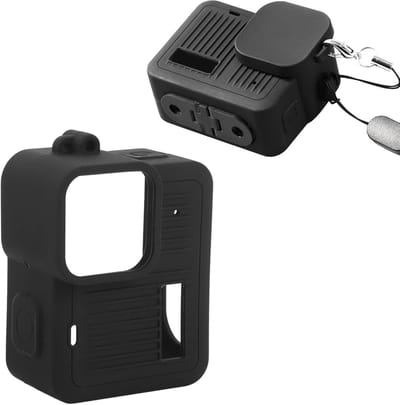 Action Camera Accessoires Kit - Beschermhoes Set - Outdoor Opnames - Nauwkeurige Pasvorm - Compact Ontwerp - Zwart
