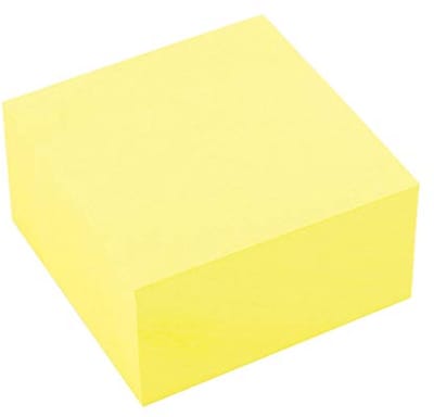 Zelfklevende Notitieblaadjes 76x76 mm - 400 Vellen Geel - Super Sticky Notities voor Kantoor, School en Thuis