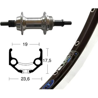 Fietswiel Wiener Winora Rigide ZAC 19