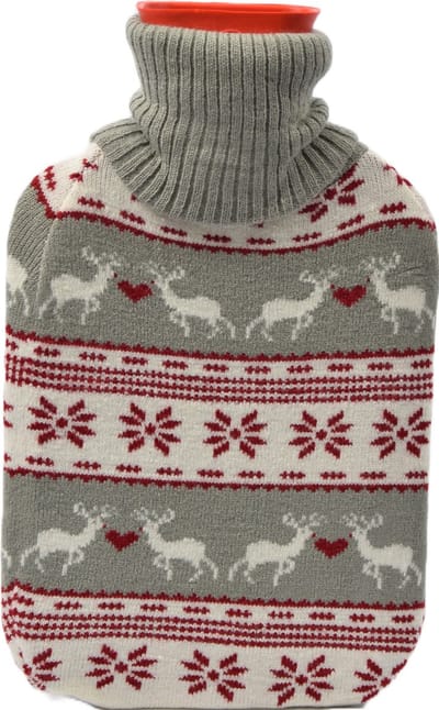 Luxe Warmwaterkruik| 2 liter | Kruik met luxe hoes | Gekleurd hoes | water kruik voor winter| Heetwaterkruik |Hot water bottle