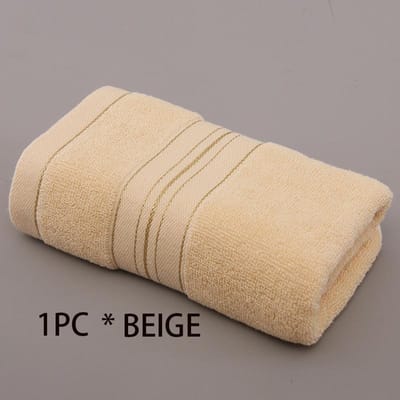 Puur katoenen huishoudelijke verdikte absorberende gezichtshanddoek voor SPA Home Sport Hotel handdoek thuis badkamerbenodigdheden beige