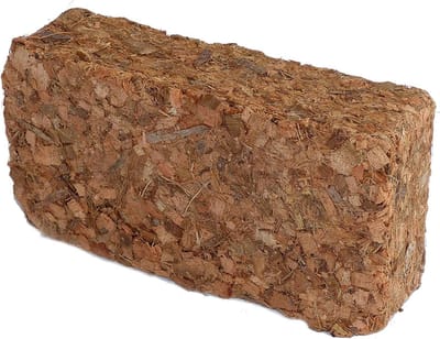 Kokos potgrond - Humusbaksteen - Planten kweken - Turfvrij en biologisch - 5 liter - Bruin