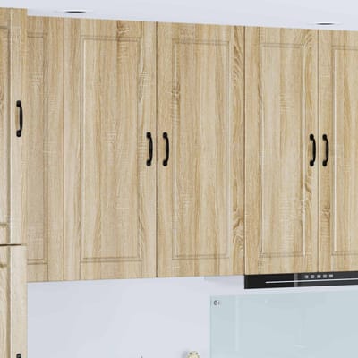 vidaXL - Wandkast - PORTO - Sonoma - Eik - 40 - x - 31 - x - 100 - cm - Bewerkt - hout