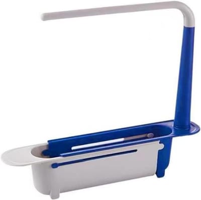 Telescopische Keuken Organizer voor boven de Gootsteen met Handdoekhouder en Ruimtebesparend Ontwerp, Ideaal voor Keuken en Badkamer