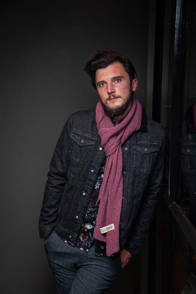 Sjaal North Ice - Oud rood