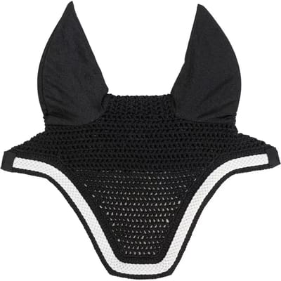 Kentucky Horsewear - Oornetje Wellington met gevlochten koord soundless zwart Full