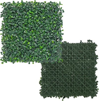 Kunst Kwaliteit Grasmuur Paneel met Natuurlijke Bladeren voor Decoratie