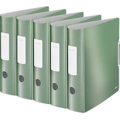 LEITZ® ordner Active Style, A4, rugbreedte 82 mm, 5 stuks, zeegroen