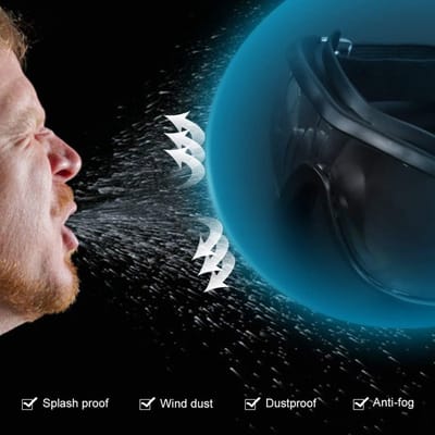 KindVeiligheidsbril Zwart - Impactbestendige & Anti-Fog Bescherming voor Kinderen