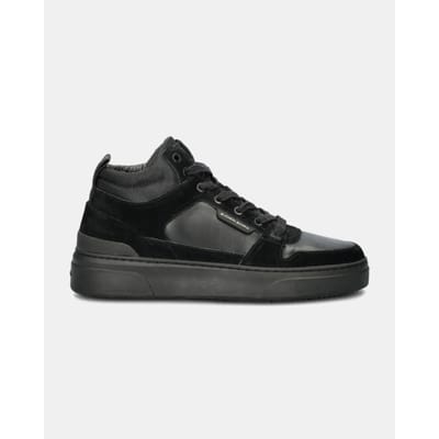 Bjorn Borg T1930 Tennis Mid M Sneakers Hoog - zwart - Maat 41
