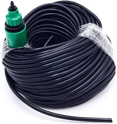 Druppelslang PVC - Irrigatiebuis - Planten water geven - Met snelkoppeling - 20 meter - Transparant