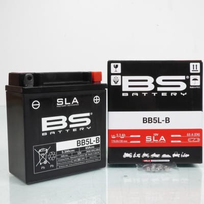 SLA BS-accu voor Peugeot 50 Zenith L-scooter - Grimeca-remklauw 1996 tot 1999 YB5L-B / 12 V 5,3 Ah nieuw