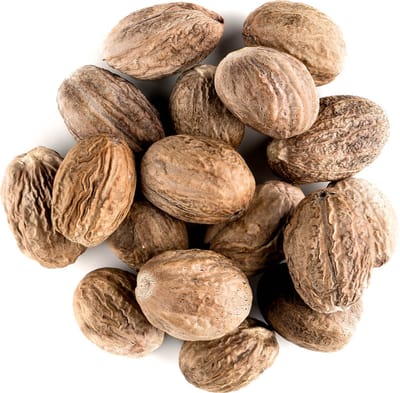 Nootmuskaat Hele Noot Bio Specerijen - Nutmeg Noten - Echte Myristica Fragans - 350 gram