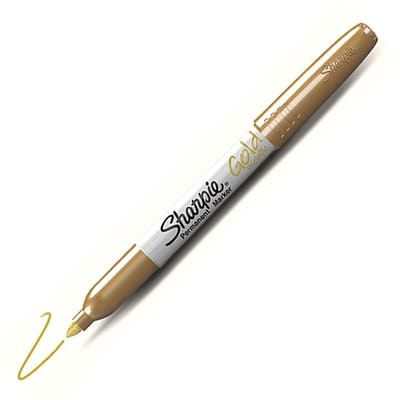 Sharpie permanent marker metallic goud