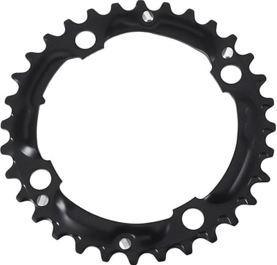 Dailygoods- Kettingblad 32T 4-gaats - Staal - Compatibel met Haibike Sduro - Buitendiameter 135 mm - Gatafstand 104 mm/74 mm - Eenvoudig te installeren - Tandwiel