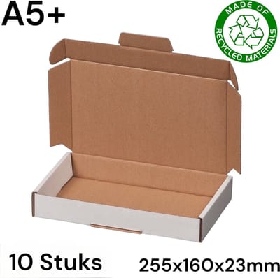 Power Escorts - Gerecycled - 10 stuks Brievenbusdoos 255 x 160 x 28 mm (A5+)