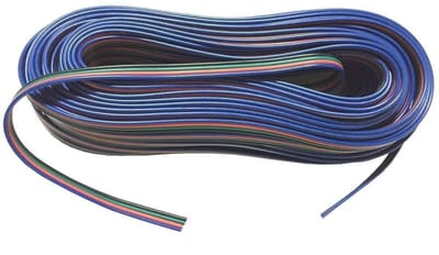 20 m 22AWG RGB verlengkabel voor LED-strips 4-polig - Verlengkabel voor 5050 3528 2835 LED-strip