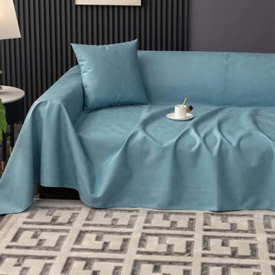 Waterdichte bankhanddoekhoesdoek All Season Universeel Multifunctioneel Wasvrij Vuilafstotend Antislip Zitkussen Wasbaar 90x90cm 1pcs