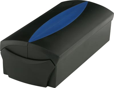HAN visitekaartbox - VIP - inclusief tabkaarten A-Z - zwart / blauw - HA-2000-34