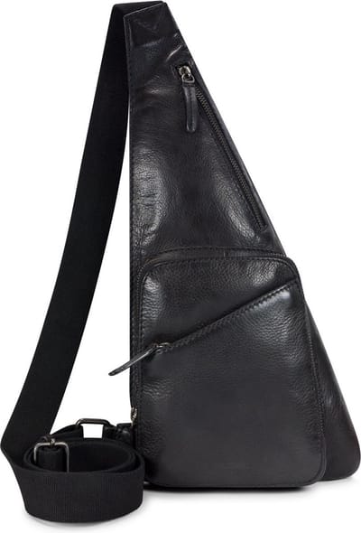 Bag2Bag - Cayo - Crossbody - Rugzak - Leer - Black