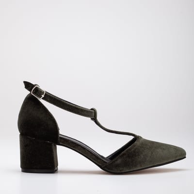 Anicette Fluwelen Mary Jane Hakken