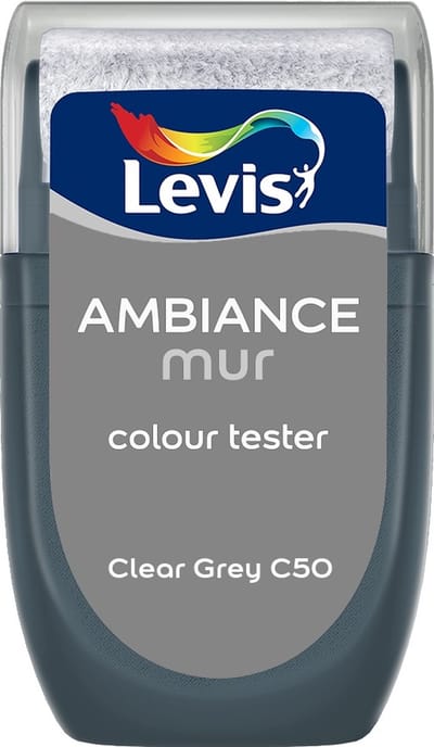Levis - Muurverf Kleurtester Mat Mix - Clear Grey C50 - 30 ML
