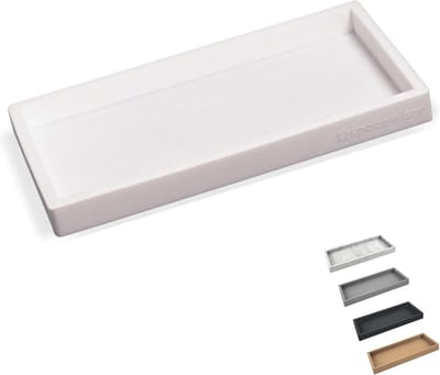 Kleine Siliconen Zeepdispenserlade - Flexibel en Onbreekbaar Aanrecht- en Make-upbakje voor Badkamer, Gootsteenruimte en Snuisterijen