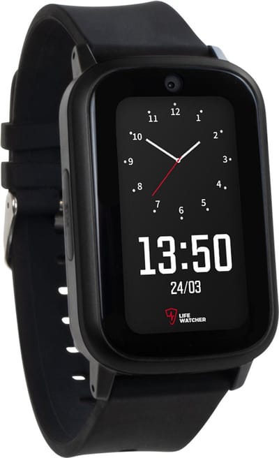 LifeWatcher Senioren Alarmhorloge 4G – SOS Noodknop – Bellen Zonder Telefoon – Personenalarmering Ouderen