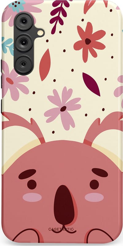 Casetastic Hoesje Geschikt voor Samsung A34 (5G) - Stijlvolle Beschermende Duo-layer Case - Koala knuffel