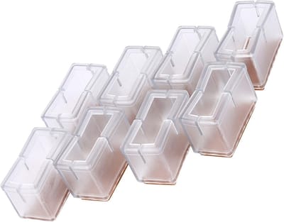 Stoelpotenhoezen Set - Meubelbeschermers - Vloeren Beschermen - Antislip Rubberen Zool - 8 stuks - Transparant