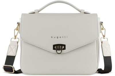 bugatti schoudertas handtas Ella Classic Bag Beige Saffiano
