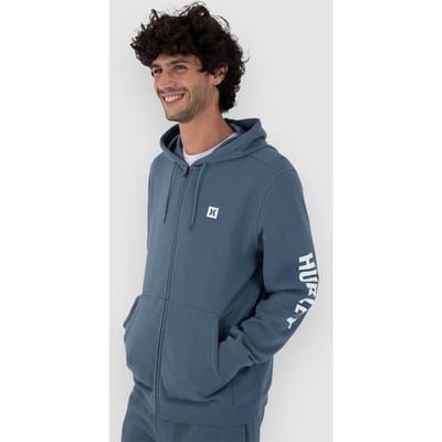Hurley Icon Box Zip Hoodie grijs