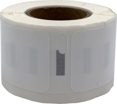 DULA Dymo Compatible labels - Wit - 1976411 - 2112283 - Duurzame smalle adresetiketten - 1 rol - 25 x 54 mm - 160 labels per rol