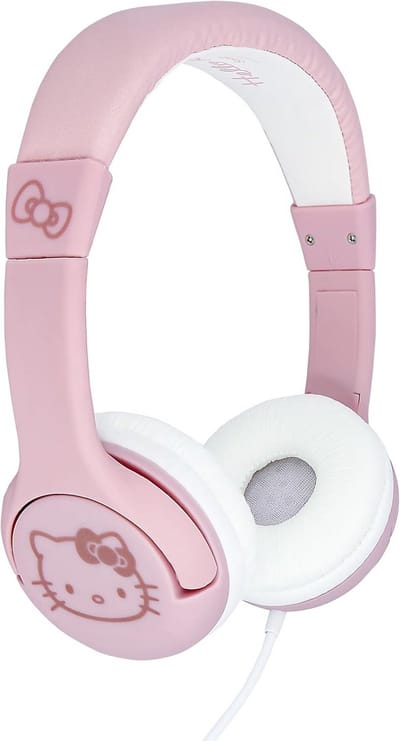 Kinderkoptelefoon Roze met Kabel - Geluidsveilig voor Jongens en Meisjes