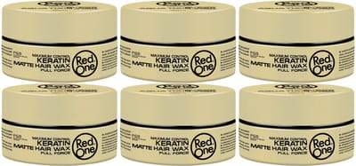 RedOne Haarwax – Keratin Matte Hair Wax 150 ml (6 stuks)