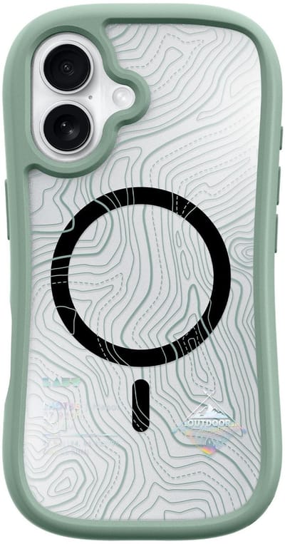 Laut Pop Adventure for iPhone 16, Silt Green