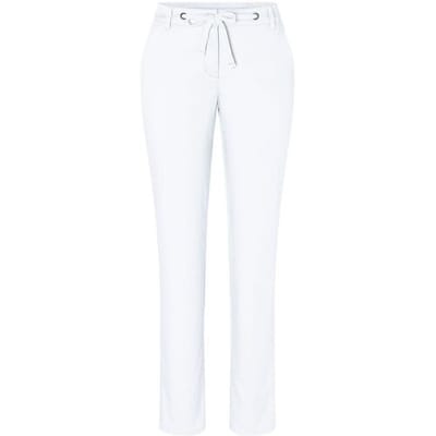 (6 stuks) KARLOWSKY Dames Modern Stretch Chino Broek - Wit - Maat: 34