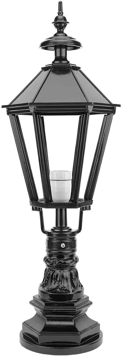 Borderlamp staand Dalmsholte - 73 cm - sokkellamp zwart
