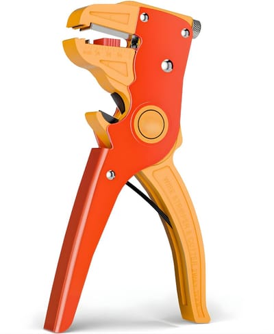 AHD® Striptang - Kniptang - Kabelstripper - Draadstripper - Rood/Oranje - 18cm x 9cm x 3cm