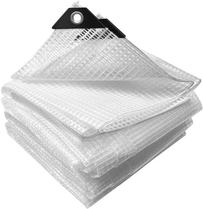 Afdekzeil Polyethyleen - Waterdicht Zeil - Tuinmeubelen Beschermen - Extra Zwaar 180 g/m² - 3 x 5 m - Wit
