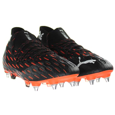 Puma Future 6.1 Netfit MxSG Heren Zwart/Oranje Voetbalschoenen