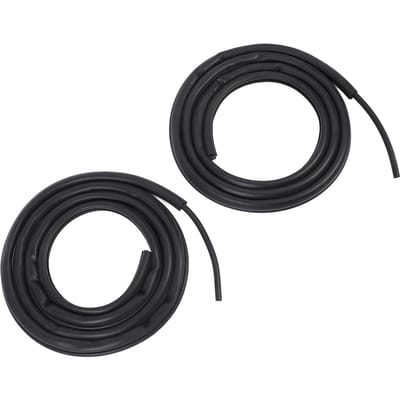1 Paire Joint de Porte Avant Kit Bande d'Étanchéité Caoutchouc Coupe-Vent Réduit le Bruit Remplacement pour Bronco Avant black