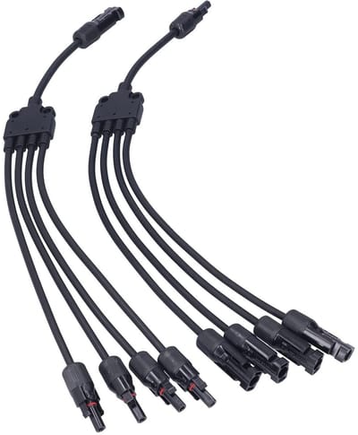 Dailygoody - Solar Connector - Waterdichte PV Kabeladapter - Voor Zonnepanelen - Efficiënte Energieoverdracht - Duurzaam - Eenvoudige Installatie - Ge