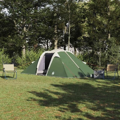 vidaXL - Tunnel - tent - met - dak - met - opslag - Groen - 510 - x - 240 - x - 156 - cm - taft